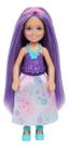 Boneca Barbie Chelsea Dreamtopia Princesa Cabelo Lilás