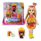 Boneca Barbie Chelsea Fantasia Hamburger E Pet Batata Mattel