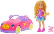 Boneca Barbie Chelsea Loira Carro Urso