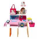 Boneca Barbie Conjunto Pet Shop com Boneca e Acessórios MATTEL Boneca Barbie Conjunto Pet Shop com Boneca e Acessórios MATTEL