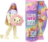 Boneca Barbie Cutie Reveal com cabelo loiro e fantasia de leão