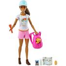 Boneca Barbie dia de Caminhar com Cachorrinho Mattel - GJG66 Boneca Barbie dia de Caminhar com Cachorrinho Mattel - GJG66