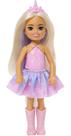 Boneca Barbie Dreamtopia Chelsea Unicorn com acessório