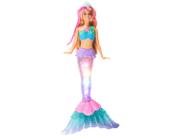 Boneca Barbie Fantasia Sereia Luzes e Brilhos
