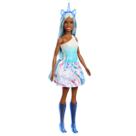 Boneca barbie fantasy unicórnio saia dos sonhos azul - mattel hrr14 Boneca barbie fantasy unicórnio saia dos sonhos azul - mattel hrr14