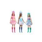 Boneca barbie fantasy unicórnio saia dos sonhos sortida - mattel hrr12
