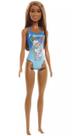 Boneca Barbie Fashion Roupa De Praia Mattel - DWJ99