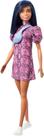 Boneca Barbie Fashionista 143 Morena Oriental Japonesa Cabelo Azul GXY99 - Mattel (24906)