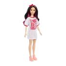 Boneca Barbie Fashionista 214 Morena Vestido Twist & Turn HRH12 - Mattel (41178)