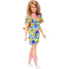 Boneca barbie fashionista loira síndrome de down - mattel hjt05/fbr37
