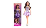 Boneca Barbie Fashionistas HYT92 Vestido Roxo Balonê Mattel