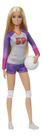 Boneca Barbie Feita Para Mexer Profissões Jogadora De Vôlei Hkt72 Mattel