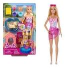 Boneca Barbie Festa na Piscina com Cachorrinhos com Acessórios Mattel JBF35 Boneca Barbie Festa na Piscina com Cachorrinhos com Acessórios Mattel JBF35