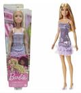 Boneca Barbie Glitter Loira Fashion Articulada Mattel