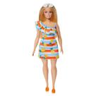 Boneca Barbie Loira Loves the Ocean vestido Flora Tropical GRB35 HLP92 - Mattel