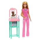 Boneca Barbie Loira Profissões Conjunto Pediatra Mattel JCR02 - JCR71