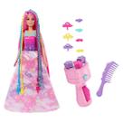 Boneca Barbie Magical Braided Hair com extensões de arco-íris JCW55 Boneca Barbie Magical Braided Hair com extensões de arco-íris JCW55