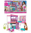 Boneca Barbie Nova Casa Malibu - Casa de Férias - 115CM de Comprimento - Dreamhouse - HCD50 - Mattel