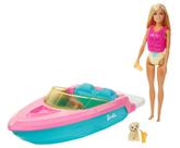 Boneca Barbie Passeio de Barco com Pet - Mattel GRG30