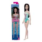 Boneca Barbie Praia Maiô Azul - Mattel