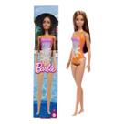 Boneca Barbie Praia Maiô Laranja- Mattel