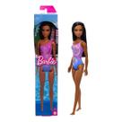 Boneca Barbie Praia Maiô Lilás - Mattel