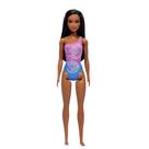 Boneca Barbie Praia Morena Maiô Rosa Mattel