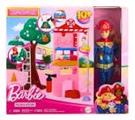 Boneca Barbie Profissões Conj Play Set Bombeira HRG55 Mattel