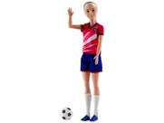 Boneca Barbie Profissões Jogadora de Futebol - com Bola Mattel