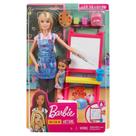 Boneca Barbie Quero Ser Professora De Artes Da Mattel Dhb63