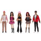 Boneca Barbie RBD Conjunto 5 Bonecos Rebelde Colecionável Exclusivo