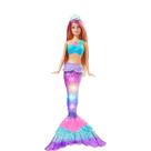 Boneca barbie sereia luzes e brilhos - mattel hdj36 Boneca barbie sereia luzes e brilhos - mattel hdj36