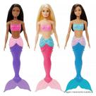 Boneca Barbie Sereia Negra com Calda Roxa HGR04 HGR06 - Mattel