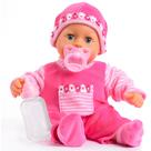 Boneca Bayer de corpo macio com sons e olhos adormecidos 38 cm