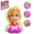 Boneca Beautiful Girl para Maquiar com Colar + Escova e Acessórios 11 Peças Boneca Beautiful Girl para Maquiar com Colar + Escova e Acessórios 11 Peças