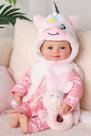 Boneca Bebê BABESIDE 38 cm com Olhos Azuis Realistas e Roupa de Unicórnio Boneca Bebê BABESIDE 38 cm com Olhos Azuis Realistas e Roupa de Unicórnio
