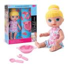 Boneca bebê baby buddies papinha com acessorios - bambola