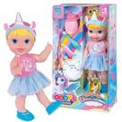 Boneca Bebe Babys Collection Unicornio - Super Toys