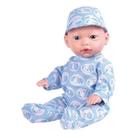 Boneca Bebê Bely Baby com Chupeta Menino - 648 - Super Toys