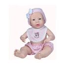Boneca Bebê Coleção Doll Realist Babies Com Babador Sid Nyl