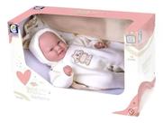 Boneca Bebê Com Amor Rosa Reborn - Cotiplás 2856 Boneca Bebê Com Amor Rosa Reborn - Cotiplás 2856