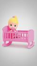 Boneca Bebê com Bercinho de Balanço