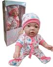 Boneca Bebê Coração Mãos e Braços de Vinil Macio- Milk Brinquedos