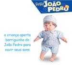 Boneca Bebê João Pedro Com Carteira de Vacinação e Sons Bebê