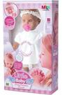 Boneca Bebe Little Baby Minha Primeira Oração Negra - Reza O Pai Nosso