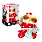 Boneca Bebê Pet Reborn Shih-tzu Filhotinhos Brinquedo 5847