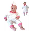 Boneca bebê real coleção expressões alegria - roma 5079