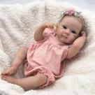 Boneca Bebê Reborn Ana Corpo de Silicone 45cm Mundo Kids