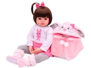 Boneca Bebe Reborn Baby 100% Vinil Realista Premium