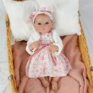 Boneca Bebê Reborn - Bella 45 cm Corpo 100% Vinil 1806 Boneca Bebê Reborn - Bella 45 cm Corpo 100% Vinil 1806